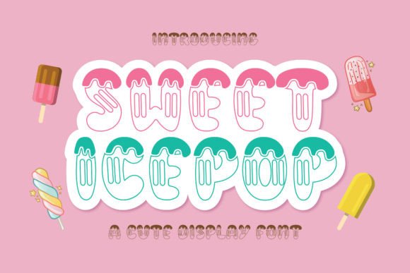 A Display Font That Feels Like Sweet Ice Pop Energy