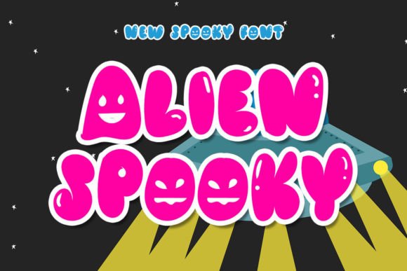Alien Spooky: A Whimsical Display Font for Crafters
