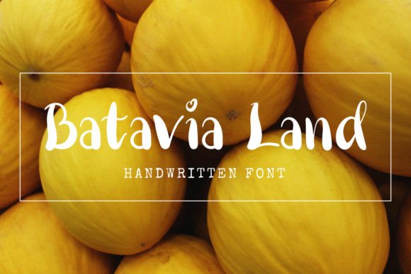 Batavia Land: A Display Font That Builds Brand Recognition