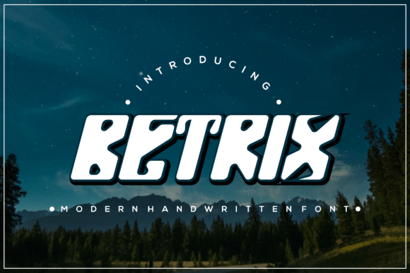 Betrix: A Classy Display Font for Small Business Branding