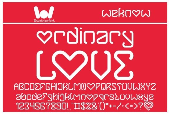 Bringing Techno Vibes to Handmade with the Ordinary Love Font