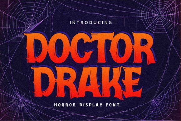 Doctor Drake Font Brings Bold Horror Texture to Campaigns