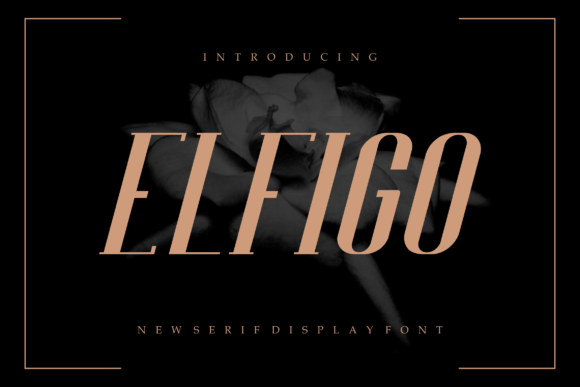 Elfigo: A Cool Modern Display Font for Publishing