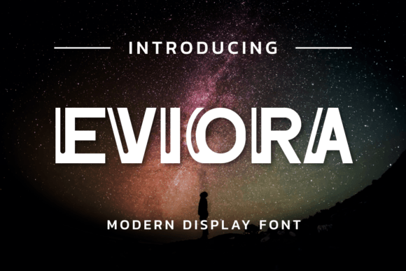 Eviora: A Display Font That Builds Brand Trust