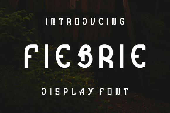 Fiebrie: A Display Font That Elevates Brand Identity Projects