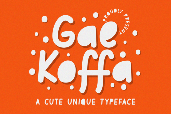 Gae Koffa: A Playful Display Typeface for Editorial Impact