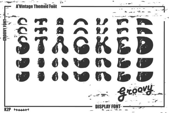 Groovy Stacked: An Assertive Display Font That Demands Attention