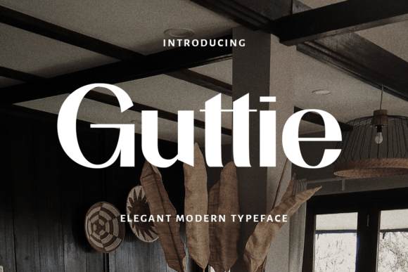Guttie: A Modern Display Font That Actually Works