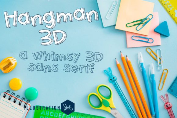 Hangman 3D: A Playful Display Font That Delivers Personality