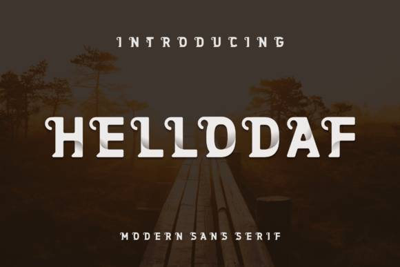 Hellodaf: A Typeface That Reinvents Modern Display Design