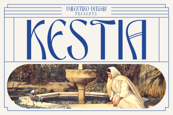 Kestia: A Modern Display Typeface for Handmade Brands