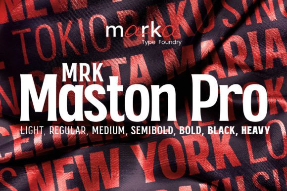 Maston Pro: A Vintage Display Font That Commands Attention