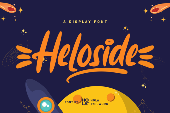 Meet Heloside: A Playful Display Font for Makers
