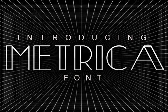 Metrica: The Retro Display Font That Makes Campaign Headlines Pop