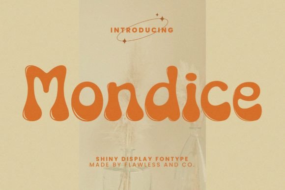 Mondice: The Retro Display Font That Makes Handmade Products Shine