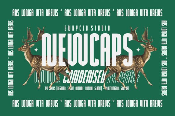 Newcaps: A Display Font That Makes Your Brand Instantly Memorable