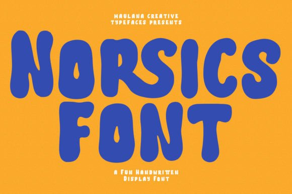 Norsics: A Whimsical Display Font for Marketing Creatives