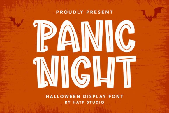 Panic Night: A Quirky Display Font for Campaign Creatives