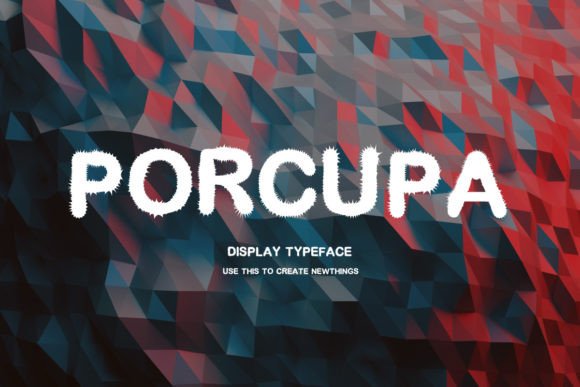 Porcupa: A Display Font That Demands Attention—Wisely