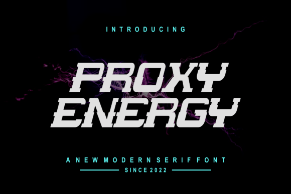 Proxyenergy: A Display Font That Makes Small Business Branding Unforgettable