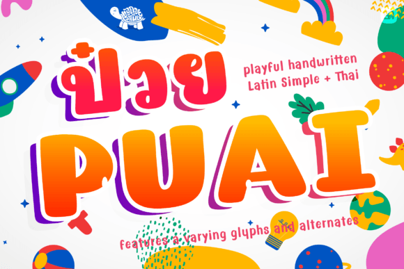 Puai: The Chunky Handwritten Display Font That Drives Engagement