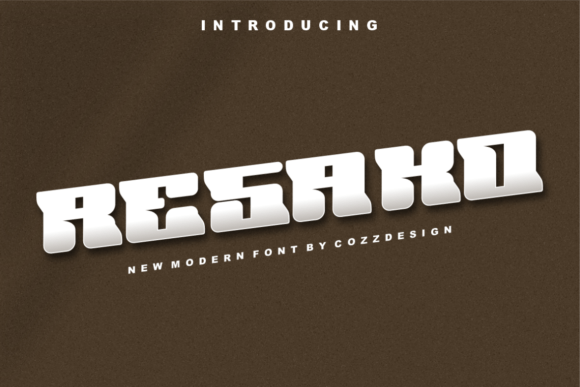 Resako: A Display Font That Transforms Campaigns Into Visual Stories