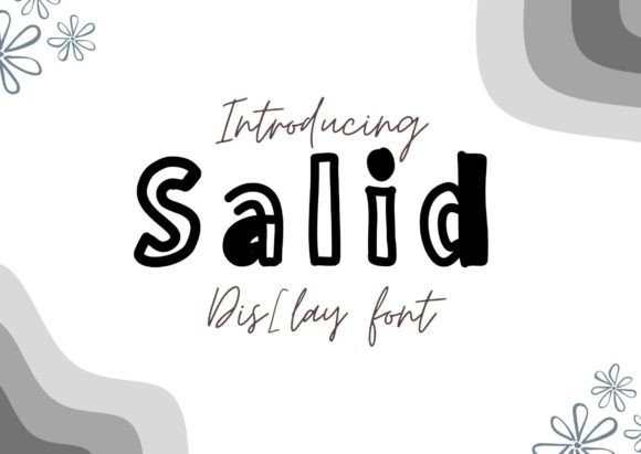 Salid: A Display Font That Earns Its Space