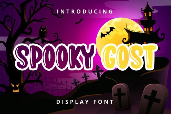 Spooky Gost: A Playful Display Font That Delivers Drama