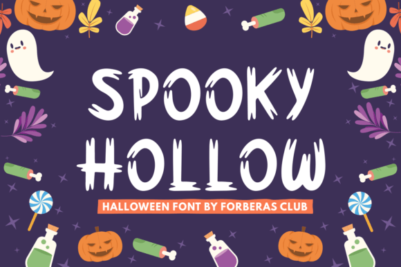 Spooky Hollow: A Display Font for Digital Horror Vibes