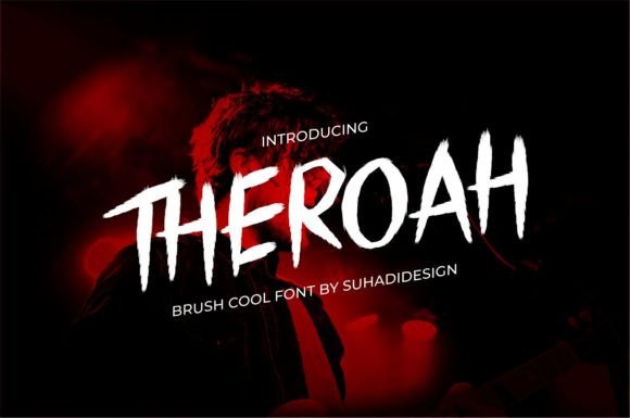Theroah: A Bold Display Font for Edgy Brand Identities