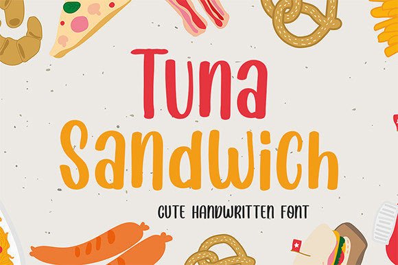 Tuna Sandwich: A Playful Display Font for Campaign Creators