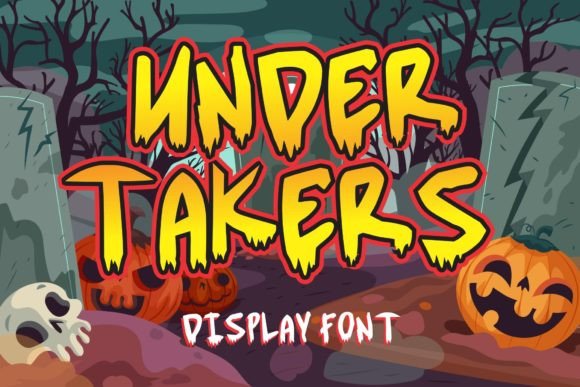 Undertakers: Vintage Spooky Display Font for Web Design