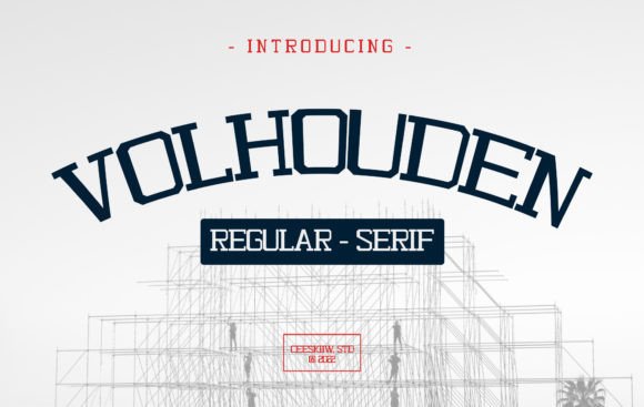 Volhouden: A Friendly Display Font for Campaign Creators